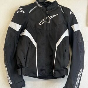 Alpinestars Black and White Racing Jacket